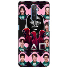 Чехол Гра в кальмара для Realme X2 Pro – Персонажи игры кальмара