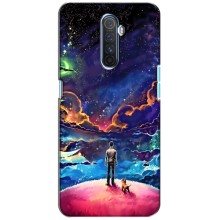 Космические Чехлы для Реалмі Х2 Про (VPrint) (Галактический вид)