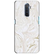 Мраморный чехол на Realme X2 Pro (VPrint) (Белый мрамор)