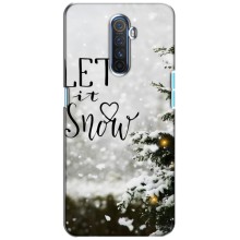 Новогодние, Праздничные Чехлы для Realme X2 Pro - 2024 год – Let it snow