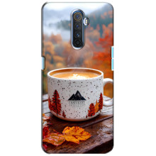 Чехол с уникальным дизайном «Осень с кофе» для Realme X2 Pro – Кофе на природе