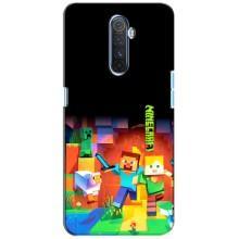 Чехлы для Realme X2 Pro (Персонажи Майн Крафт) – Герой Майнкрафт