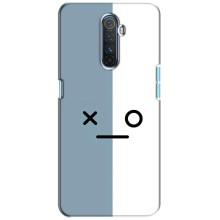 Силиконовые Чехлы (смешные стикеры) для Realme X2 Pro – Серо-белый