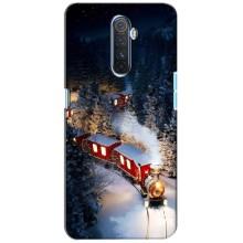 Силіконовий бампер на різдво для Realme X2 Pro (Потяг)