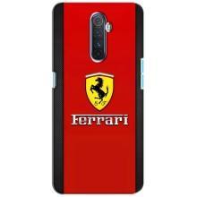 Силиконовый бампер с картинкой машины на Realme X2 Pro – Ferrari Logo