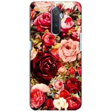 Силиконовый бампер с принтом (цветочки) на Реалми Х2 Про (Букет цветов)