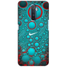 Силиконовый Чехол на Realme X2 Pro с картинкой Nike (Найк зеленый)