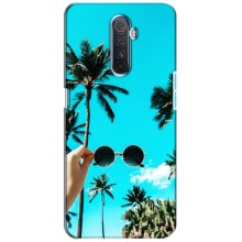 Силиконовый чехол с КАРТИНКАМИ лето для Realme X2 Pro (AlphaPrint) (Взгляд лето)