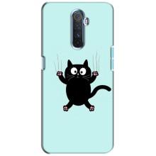 Силиконовый чехол с котиком для Realme X2 Pro – Падающий кот