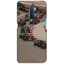 Чехол с прнтом Формула 1 на Realme X2 Pro – Боліди на трасі