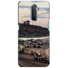 Чехол с прнтом Формула 1 на Realme X2 Pro – Гонка Формула-1