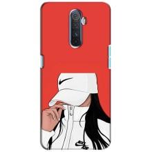 Силіконовый Чохол на Realme X2 Pro з картинкой Модных девушек (Дівчина Nike)
