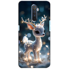 Яркий чехол для Realme X2 Pro с Зимними Оленятами – Блистающий оленёнок