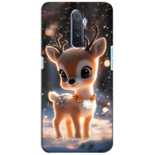 Яркий чехол для Realme X2 Pro с Зимними Оленятами – Оленёнок