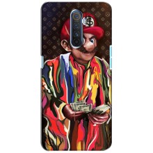 Брендновые Чехлы для Realme X2 Pro - (PREMIUMPrint) (Mario LV)