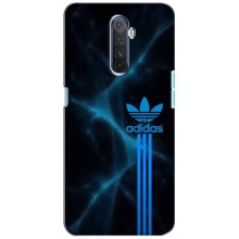 Чехлы Адидас для Realme X2 Pro (AlphaPrint) (Синий Адидас)