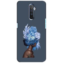 Чехлы (ART) Цветы на Realme X2 Pro (VPrint) (Цветы на голове)