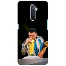 Чехлы для Realme X2 Pro (Leo чемпион) (AlphaPrint) (Кубок Месси)