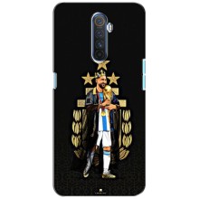 Чехлы для Realme X2 Pro (Leo чемпион) (AlphaPrint) (Месси Король)