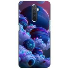 Чохли КОСМОС  на Realme X2 Pro (Сині планети)