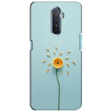 Чехлы с Цветами для Realme X2 Pro (VPrint) (Желтый цветок)