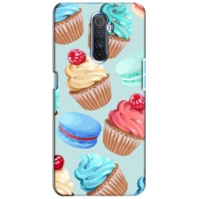 Чехлы с Фруктами для Realme X2 Pro (VPrint) (Кексики)
