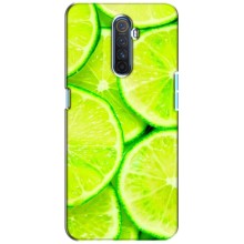 Чехлы с Фруктами для Realme X2 Pro (VPrint) (Лайм)