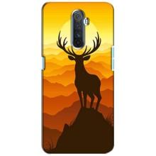 Чехлы с изображением разных животных для Realme X2 Pro (Силуэт Оленя)
