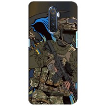 Чехлы с картинкой ЗСУ для Realme X2 Pro (AlphaPrint) (Воин ВСУ)