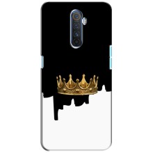 Чехол (Корона на чёрном фоне) для Реалми Х2 Про – Золотая корона