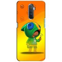Чохол ЛЕОН (Бравл Старс) для Realme X2 Pro (LEON в кофті)