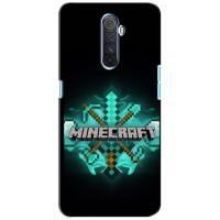 Чехол Майнкрафт для Realme X2 Pro (MineCraft 2)