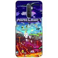 Чехол Майнкрафт для Realme X2 Pro (MINECRAFT)