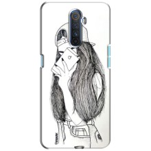 Чехол с печатью для Realme X2 Pro - (Мода) (AlphaPrint) (Фото девочки)