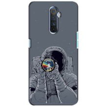 Чехол NASA для Realme X2 Pro (AlphaPrint) (Космонавт фото)