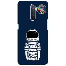 Чехол NASA для Realme X2 Pro (AlphaPrint) (Мальчик в шлеме)