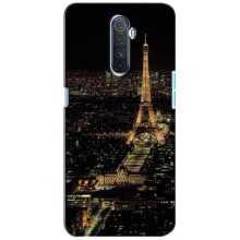 Чохол Ейфелева Вежа Realme X2 Pro - (AlphaPrint) (Нічний Париж)