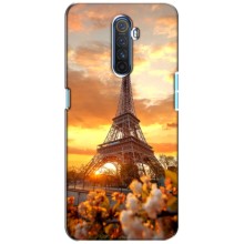 Чохол Ейфелева Вежа Realme X2 Pro - (AlphaPrint) (Сонячня вежа)