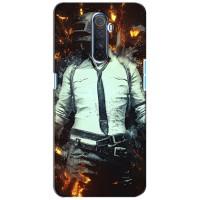 Силиконовый чехол с картинкой "Герой Pubg" на Realme X2 Pro (Man Пубг)