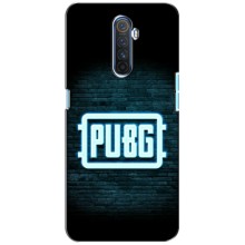 Чехол PUBG для Реалми Х2 Про (AlphaPrint) (Лого PUBG)