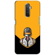 Чехол PUBG для Реалми Х2 Про (AlphaPrint) (Пабг в шлеме)