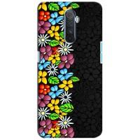 Чехол с Цветами для Realme X2 Pro (Яркие цветы)