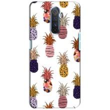Чохол з зображенням смачної їжі для Realme X2 Pro (Ананаси)