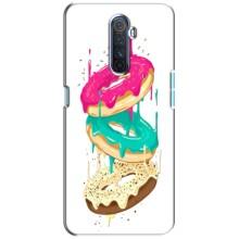 Чохол з зображенням смачної їжі для Realme X2 Pro (Соковиті пончики)