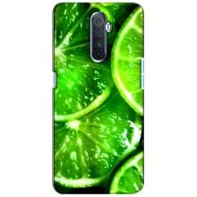 Чохол з зображенням смачної їжі для Realme X2 Pro (Яскравий Лайм)
