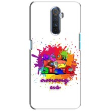 Чехол Амонг Ас для Realme X2 Pro (AlphaPrint) (Яркий АмонгАс)