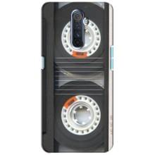 Чехол с Прикольным принтом на Realme X2 Pro (Кассета магнитофона)