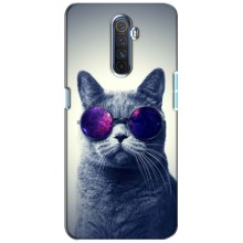 Чехол с принтом для Realme X2 Pro (AlphaPrint) Модные коты (Стильный кот)