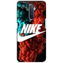 Чехол для Realme X2 Pro - с принтом Найк (AlphaPrint) (Дымчатый найк)