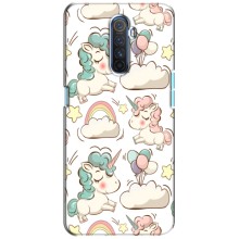 Чехол для Реалми Х2 Про - (Единорожки - Новинки) (AlphaPrint) (Единорожки)
